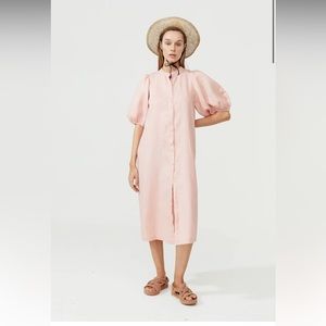 Lanhtropy Bubble Dress- Soft Pink. New with Tags- never worn! Size medium!